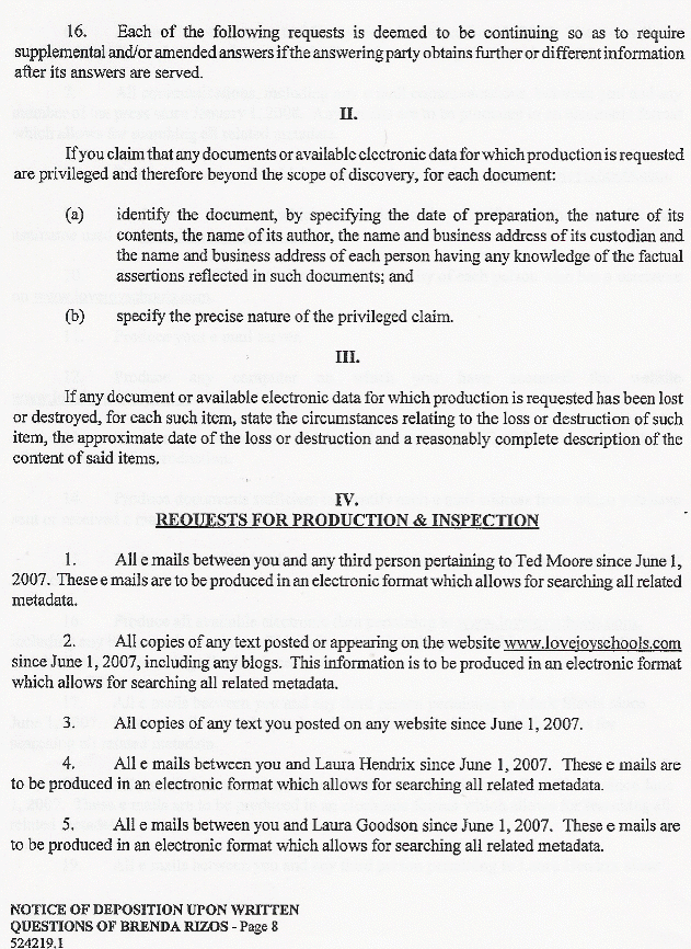 Subpoena Page 8